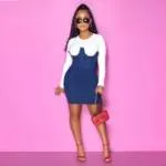 Long sleeve casual Dress