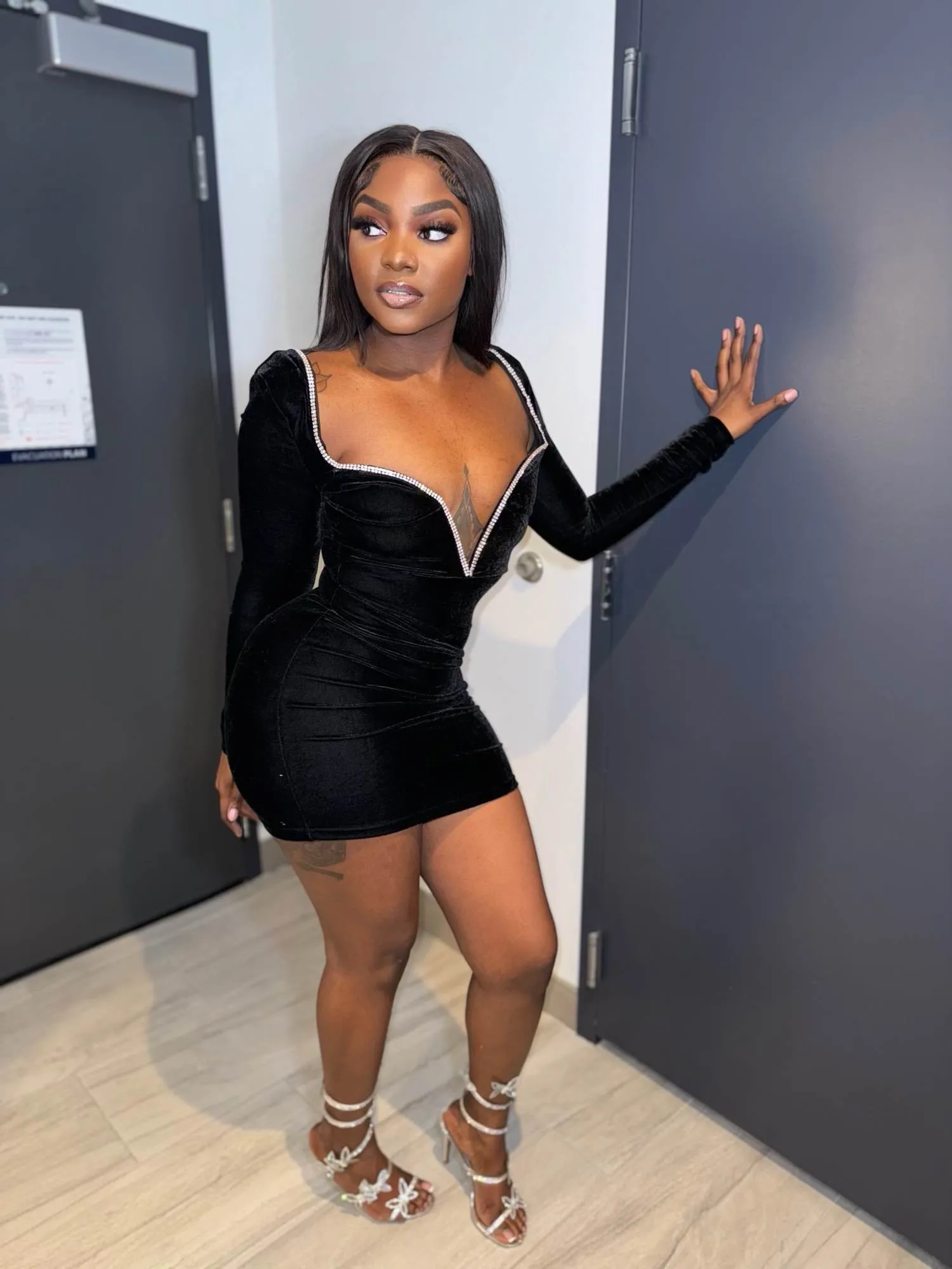 Long sexy Sleep Deep V Neck - Image 2